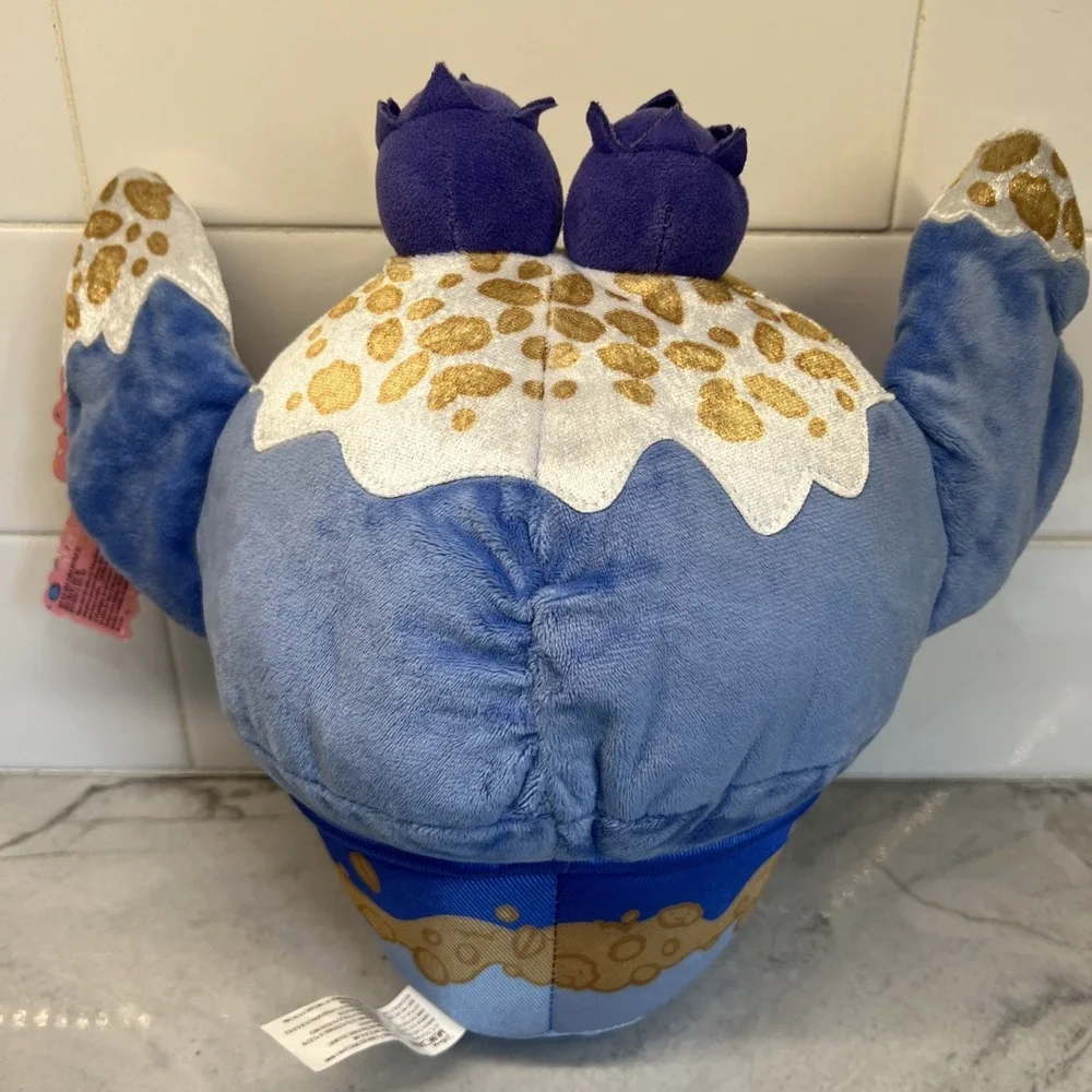 Just Play Disney Munchlings Large Scented Blueberry Crumble Stitch Plush 10
